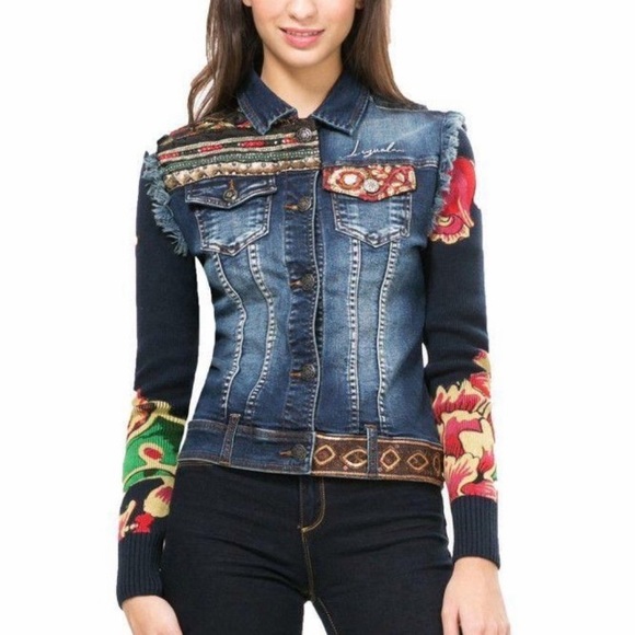 desigual jean jacket